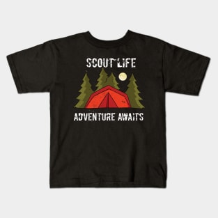 Scout Life - Adventure Awaits Kids T-Shirt